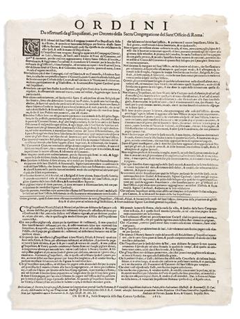 Papal Publications and Broadsides, Six Examples.